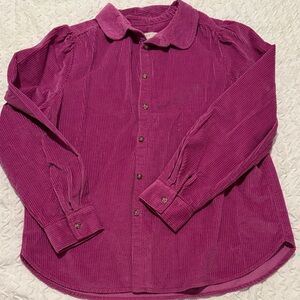 Pink/Purple Corduroy Shirt